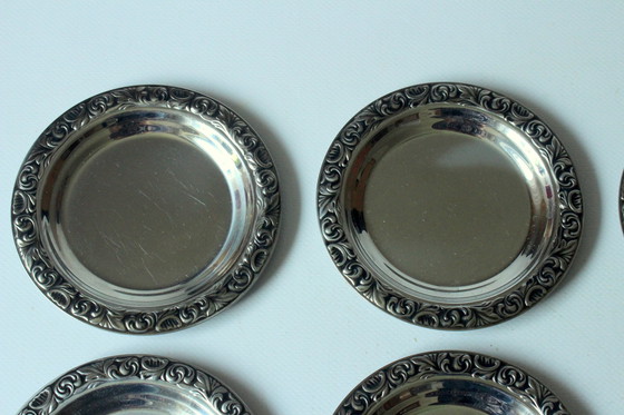 Image 1 of 6 sottobicchieri in acciaio inox WMF - Vintage - Marcati