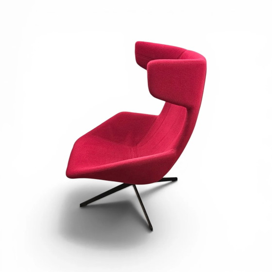 ALFREDO HÄBERLI / Sessel “Take a line for a walk” / Moroso / Italien / Design 2003 / rote Wolle – Wool (photo 11 of 13)