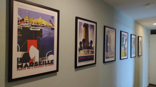 Poster incorniciati Ard Deco. 6 pezzi
