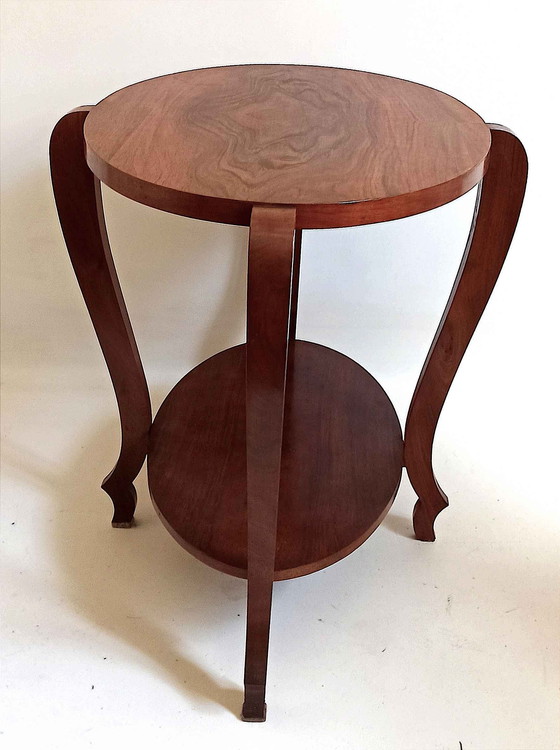 Image 1 of Guéridon Ovale Art Déco Breite 80 cm