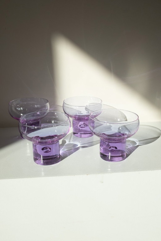 4x Vintage Coupés von Arnolfo di Cambio, Italien, 1970er Jahre.