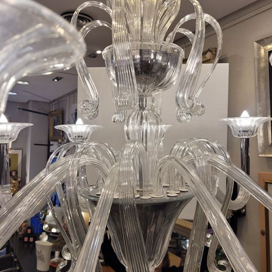 Image 1 of Lámpara De Techo /Chandelier Barovier & Toso, Cristal Soplado, 60’S – Italia