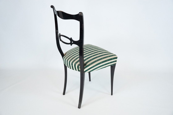 Image 1 of Mid-Century set of six dining chairs attributed to Paolo Buffa. Italy 1950s