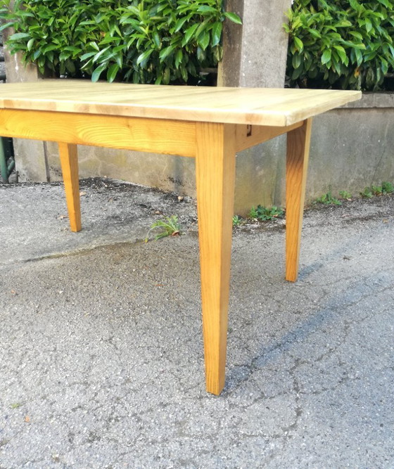 Image 1 of Table Rectangulaire Extensible en Frêne Massif