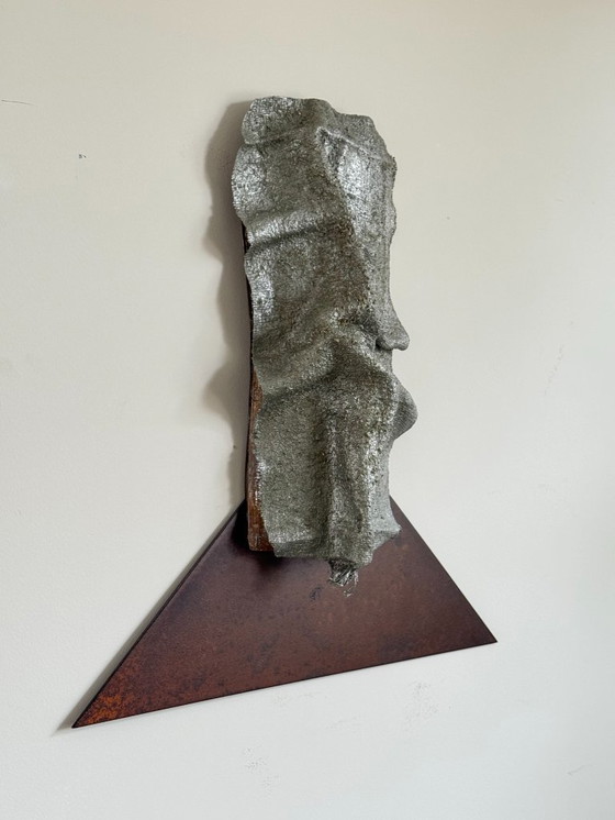 Image 1 of One-of-a-kind Textural Wall Sculpture Caribbean Artist