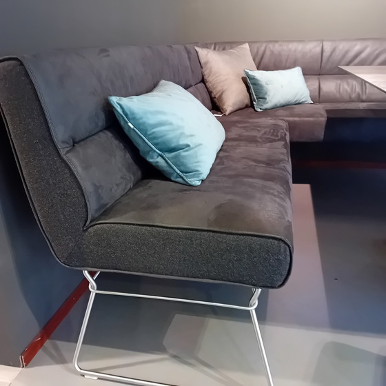 Image 1 of Koinor Bogard dining bench with dining chair and footstool