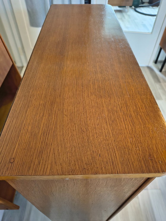 Image 1 of Vitrine/Buffet style années 60 en bois