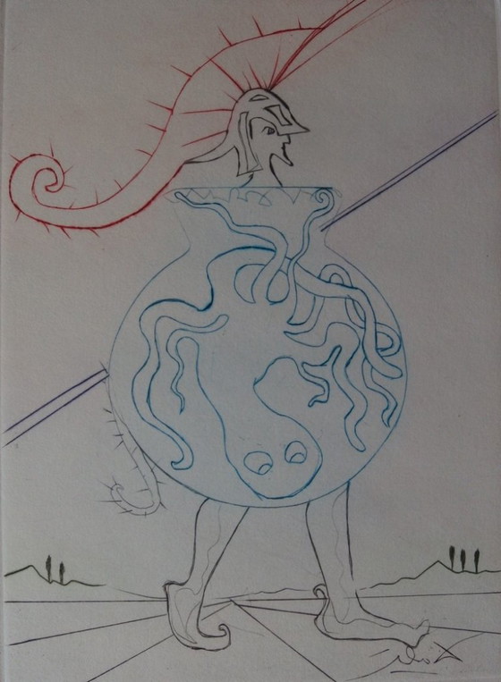 Salvador Dalí: Shakespeare: Troilo e Cressida, incisione originale firmata – Stampe artistiche, Paper (photo 5 of 5)