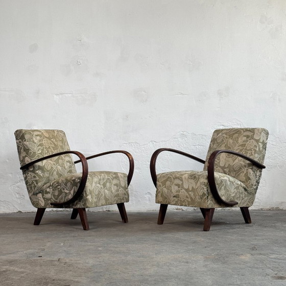 Image 1 of Pair of Jindřich Halabala Type C Armchairs for UP Závody, 1930s — Czechoslovakian Art Deco