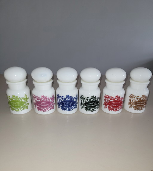 Vasi per erbe aromatiche in opalino