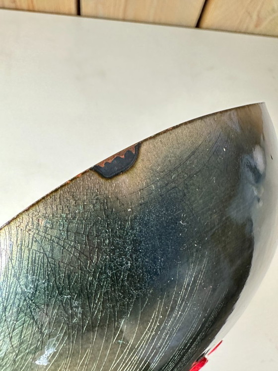 Image 1 of Smalto Laurana Italia su piatto in rame