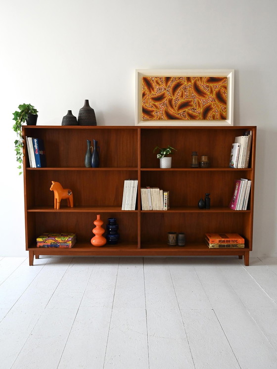 Image 1 of Large 1950s/60s Scandinavian Teak Bookcase