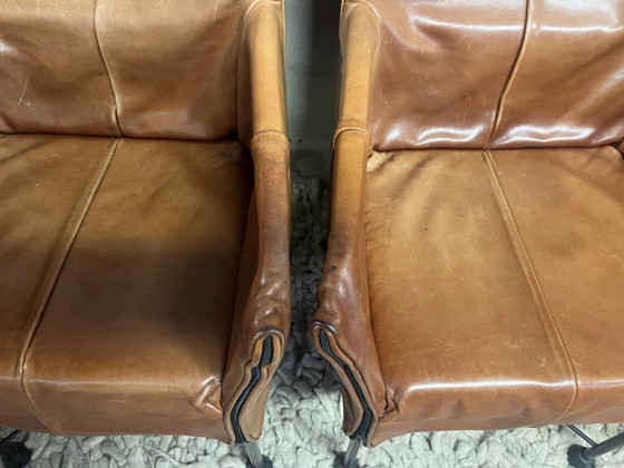 Image 1 of Montis Chaplin 4 stuks cognac leer