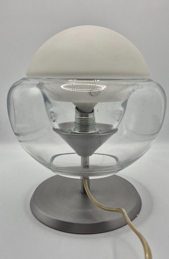Space Age Sideboard Lamp – Modiss, Table lamps, Metal, Glass (photo 9 of 15)