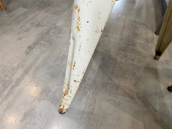 Image 1 of Autentica coppia di sgabelli in metallo tolix di Xavier Pauchard industrial vintage 1950