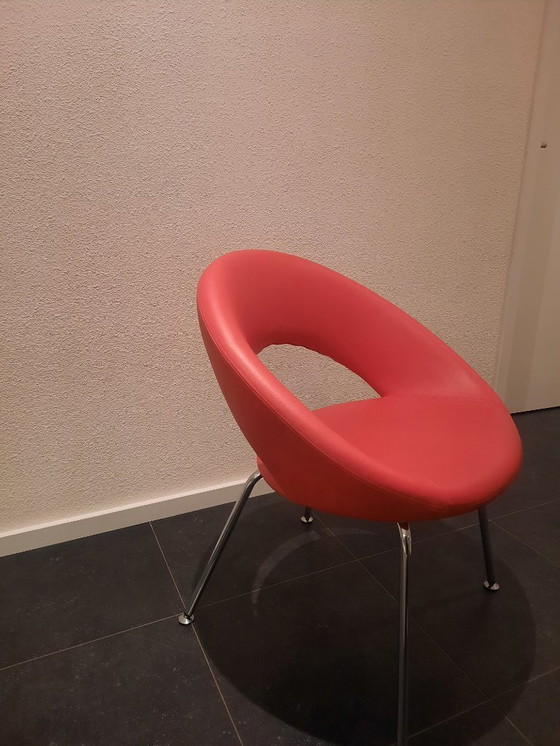 Image 1 of Nina, finta pelle Artifort rossa