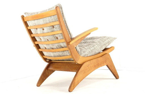 Jan den Drijver voor de Stijl Den Haag fauteuil vintage nieuw gestoffeerd