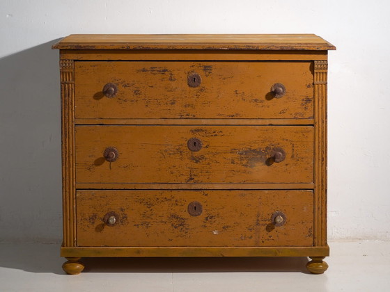 Antique three drawer dresser (c.1920) #11 – Chest of drawers (photo 19 of 40)
