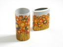 Two beautiful 1980s porcelain vases by Rosamonde Nairac for Rosenthal studio-line
