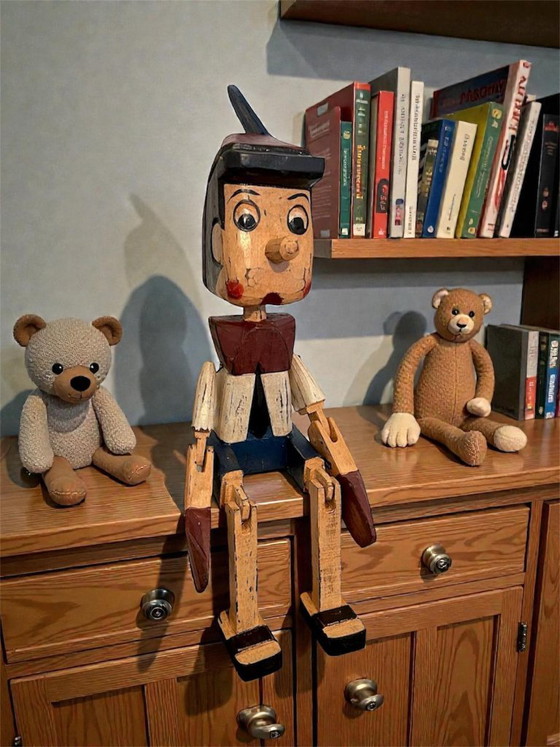Wooden Pinocchio doll – 44 cm – handmade – Decorative Objects (photo 4 of 5)