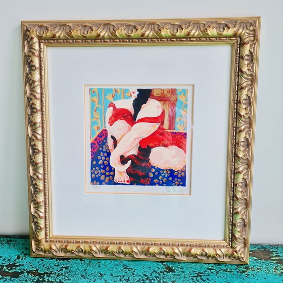 Image 1 of Parigi francese stile barocco Serigrafia 3 pezzi m