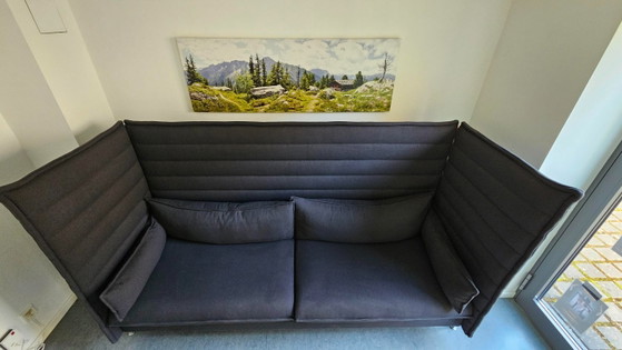 Vitra Alcove Highback Driezitsbank – 3-5 zitsbanken, Cotton, Textile (photo 5 of 5)