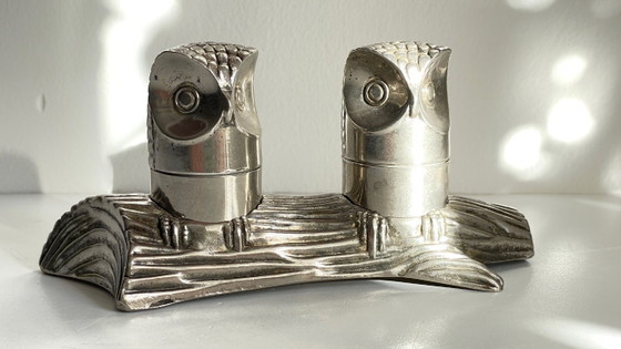 Service M.H. Sel Poivre Métal Argenté Vintage – Accessoires de table, Metal (photo 7 of 30)