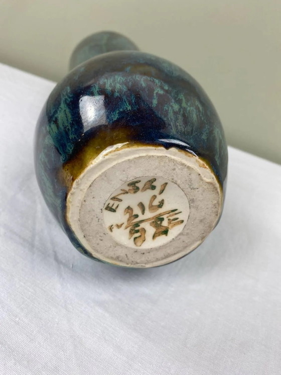 50s enamelled vase – Porcelain, Art Deco (photo 5 of 9)