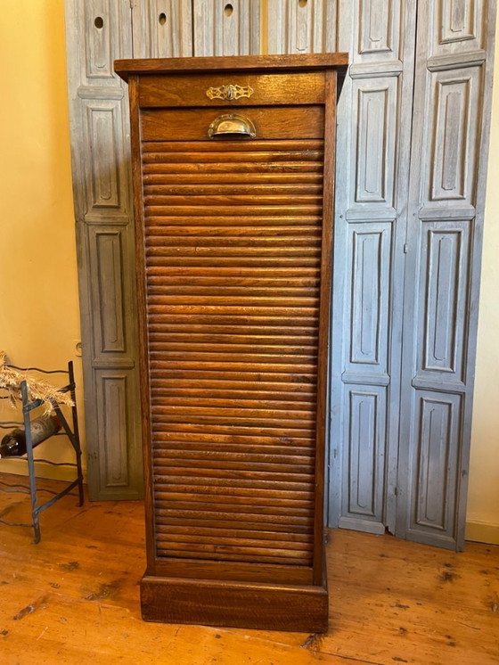 Image 1 of Rollladenschrank, Archivschrank, Musikschrank, Französisch