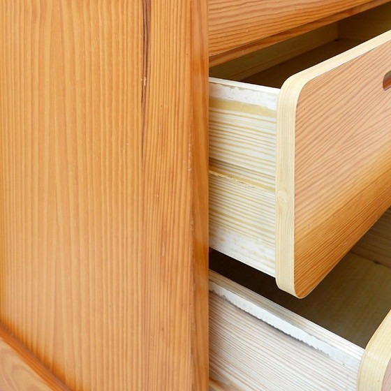 Image 1 of Vintage grenen ladekast uit 1980