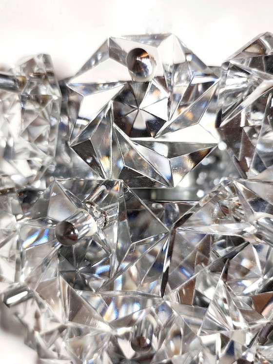 Image 1 of Crystal wall sconce. Germany, 1970s.