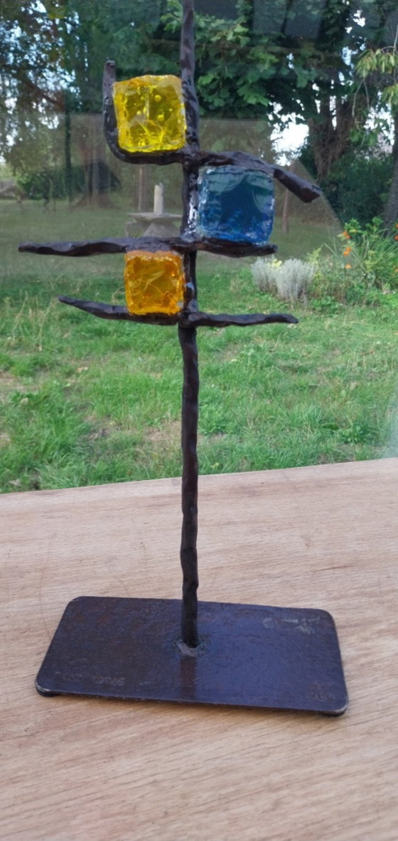 Flos Vitae – JLB, Sculptures, Glass, Iron (photo 6 of 10)