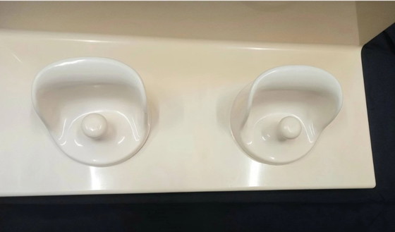 Image 1 of Kartell plank met kleerhanger uit de jaren 70