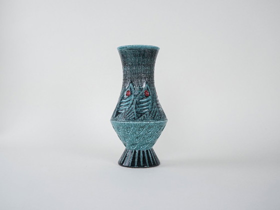 Image 1 of Ceramic vase, Fat Lava, German design, 1960s, made in West Germany