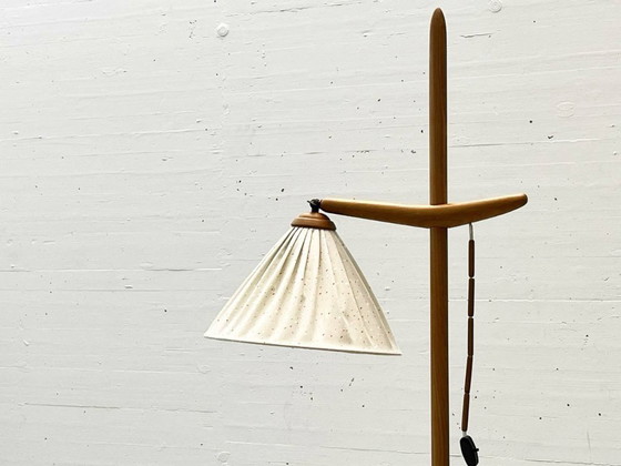 Image 1 of Lámpara de pie de haya by Temde, 1960s