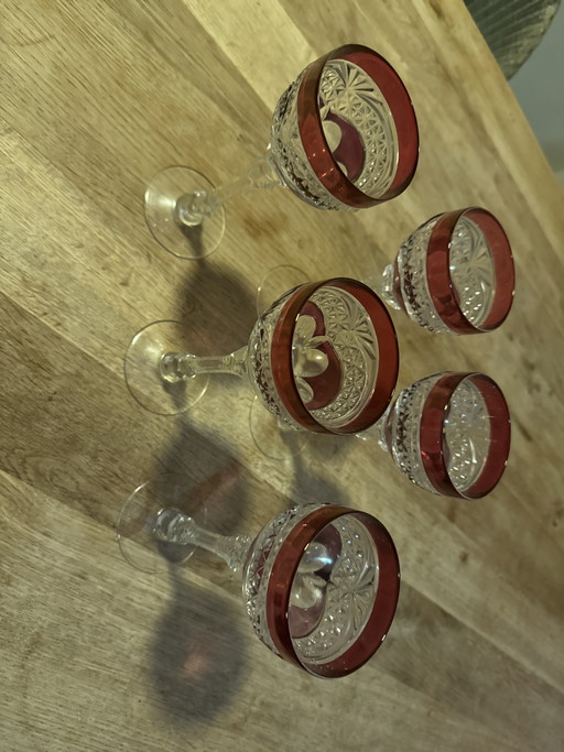 5 Vasos de Cristal – glazen karaffen, Crystal (photo 2 of 5)