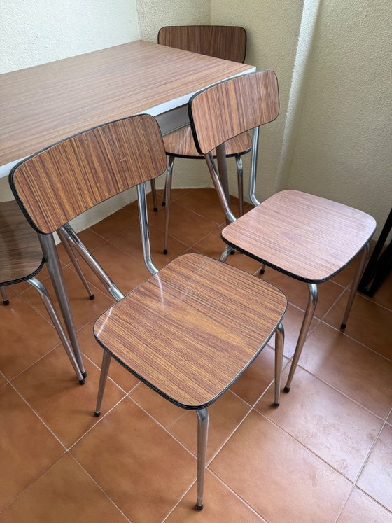 Image 1 of Salle à manger vintage en Formica