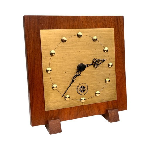 Vintage EAW table clock – anniversary model, Germany, 1960s.