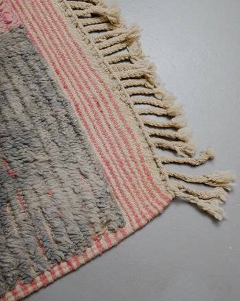 TAPIS DE LAINE MAROCAIN 200X100 – Wool, Cotton (photo 5 of 5)