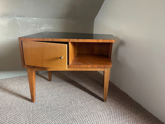 Image 1 of Paar vintage (nacht)kastjes — jaren '50, Belgisch vakmanschap