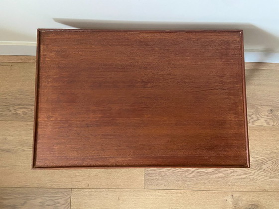 Image 1 of Midcentury plant table, mahogany, 1960s