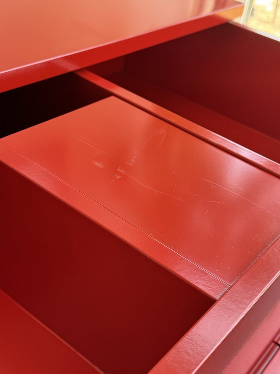 Image 1 of Artifort-Sideboard. Kabinett 01 – Bert van der Aa (2003) – Rot