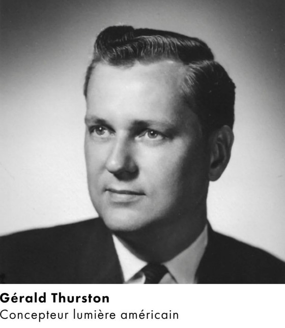 Image 1 of Minimalistische Lampe von G. Thurston für Lightolier USA, 1960er Jahre