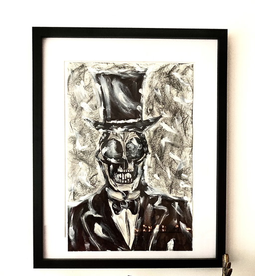 Peinture de Moszkowicz : Baron samedi 