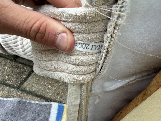 Image 1 of Ligne Roset Togo 2x 2-seater and 1x 3-seater in Beige Corduroy