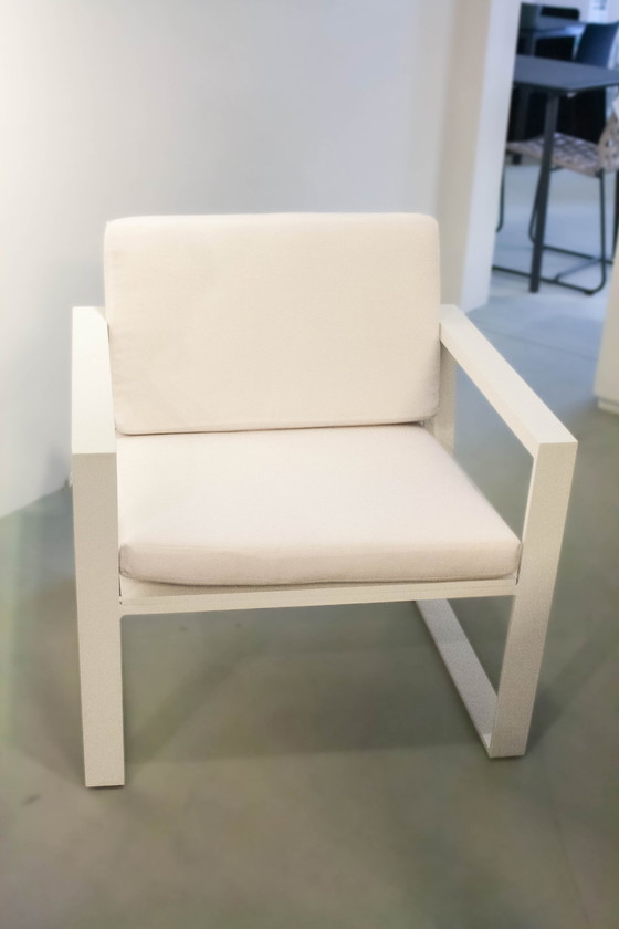 Image 1 of Table basse Borek Samos - 200x100 avec chaise (lot de 4)