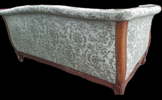 Exclusive Louis XVI Sofa Set – Seating area, Textile, Wood (photo 4 of 9)