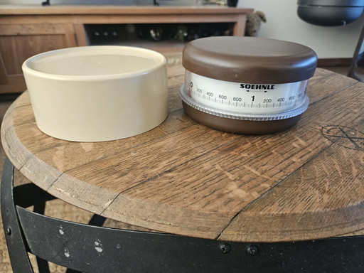 Bilancia da cucina vintage Soehnle – Retro anni '70 (Compatta)