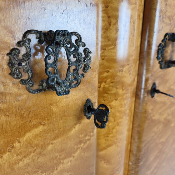 Image 1 of Guardaroba maschile in stile Art Déco inglese – Wrighton Furniture