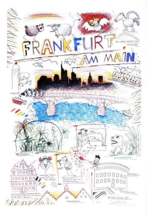 Schlote, Wilhelm - Francoforte - Deluxe - costruzione in 3D - firmato e numerato